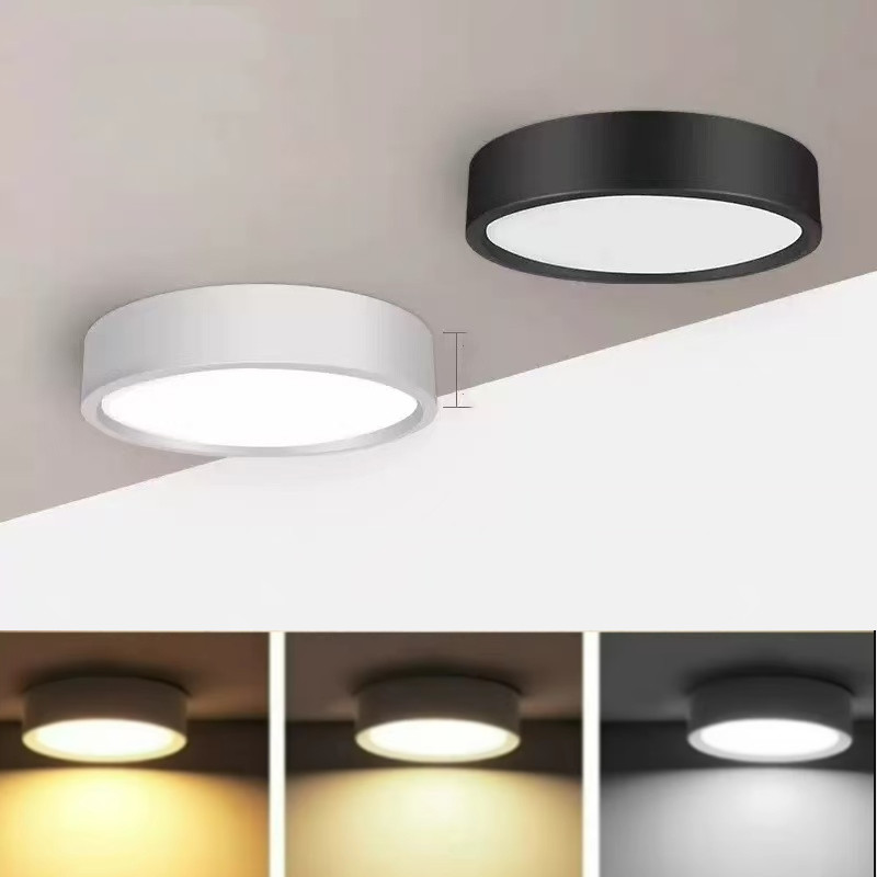 Home Cinema Led - Nordische moderne LED-Deckenleuchte, oberflächenmontiert, mit drei