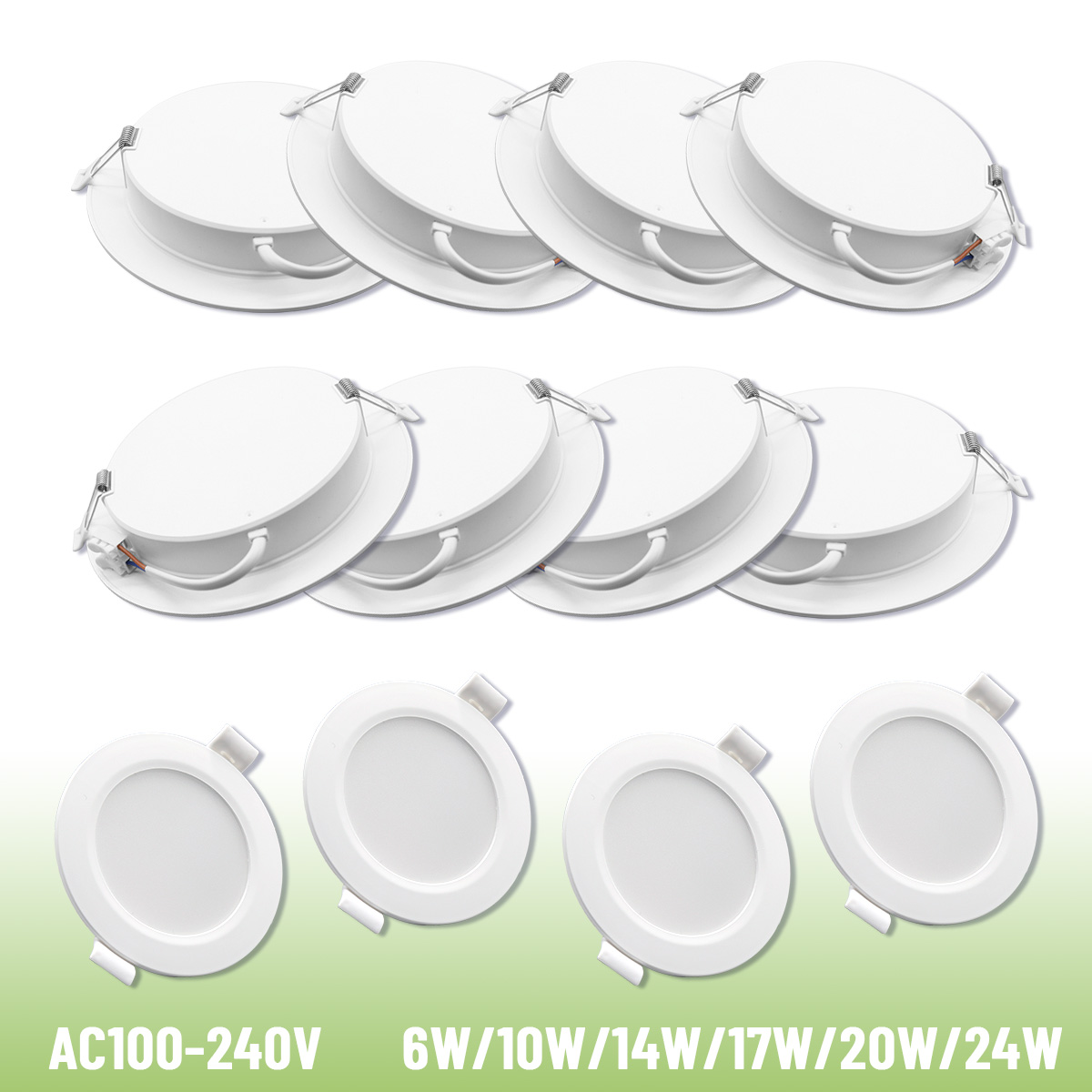Home Cinema Led - 10PCS Led Downlight Drei Farbe Warmes