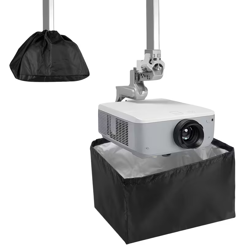 Home Cinema Projector - Projektor-Abdeckung, Deckenprojektor-Schutzhülle, Projektor-Abdeckung mit Kordelzug, kompatibel