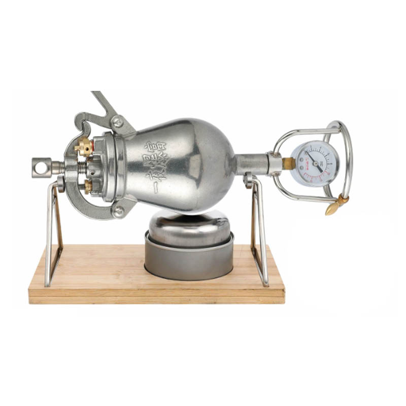 Popcorn Machine Home - Manuelle Popcornmaschine aus Edelstahl, Mini-Popcorn-Puffmaschine für