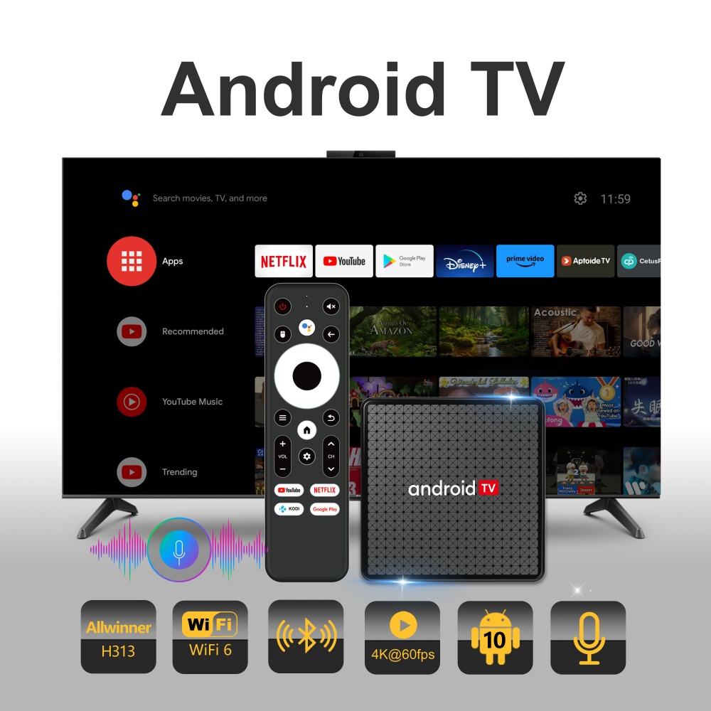 Wudung X5 TV-Box AndroidTV All – Netflix Home Cinema Bewertung und Preis
