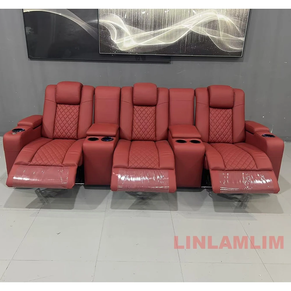 Luxuriöses 3-Sitzer-Liegesofa  – Home Cinema Theater Bewertung und Preis