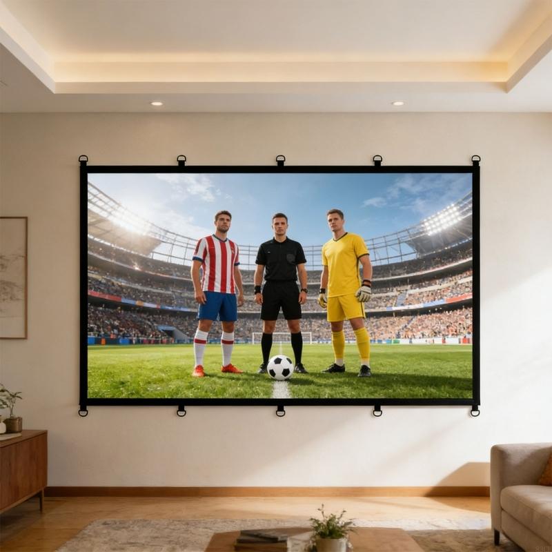 16:9-D-Ring-Projektor-Leinwand – Home Cinema Releases Bewertung und Preis