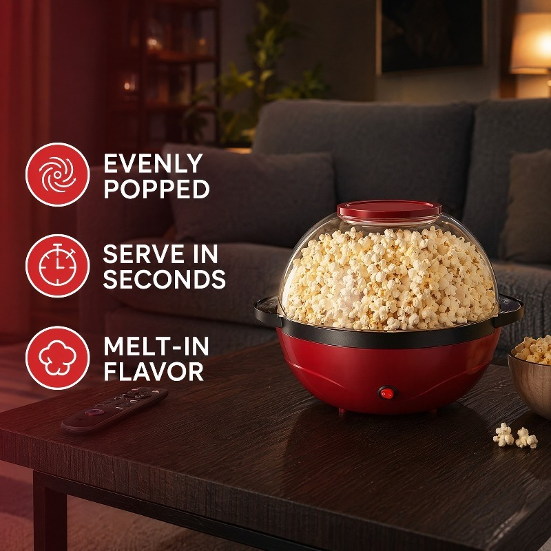 Popcornmaschine 3,6L, Automati – Popcorn Machine Home Bewertung und Preis