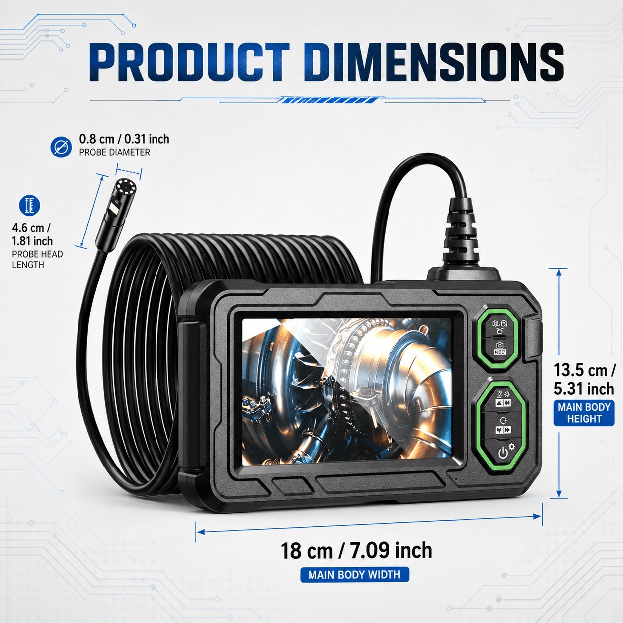 10 m/33 ft langes Kabel, Doppe – Home Cinema Led Bewertung und Preis