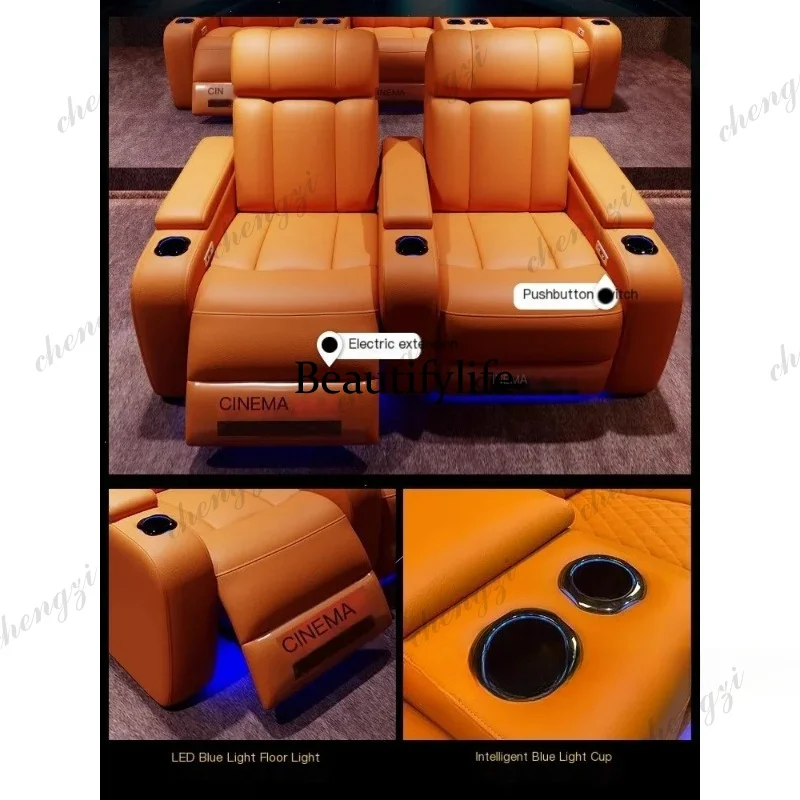 G153 Luxuriöse Echtleder-Elekt – Home Cinema Theater Bewertung und Preis