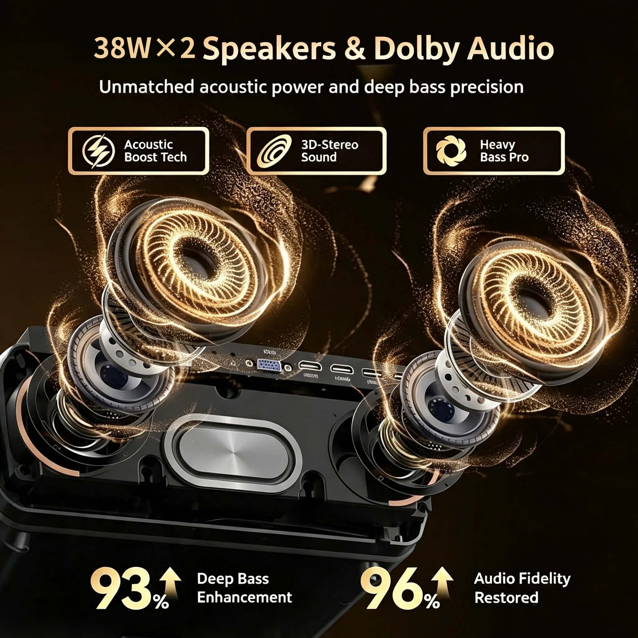Neuer E9 4KUHD Projektor Smart – Home Cinema Karaoke Projector Bewertung und Preis