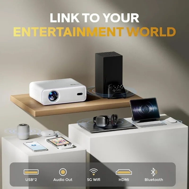 Intelligenter, tragbarer Proje – Netflix Home Cinema Bewertung und Preis