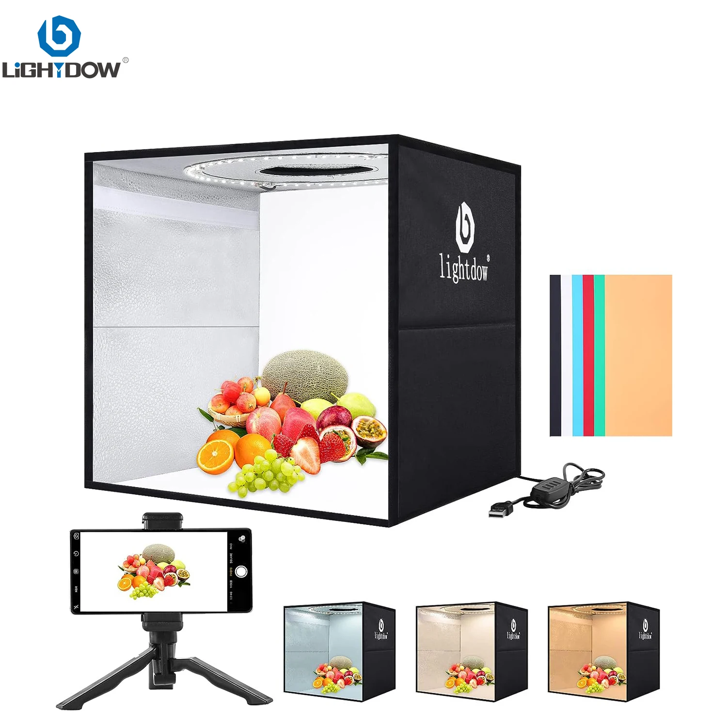 Lightdow Dimmbare Fotobox, LED – Home Cinema Led Bewertung und Preis
