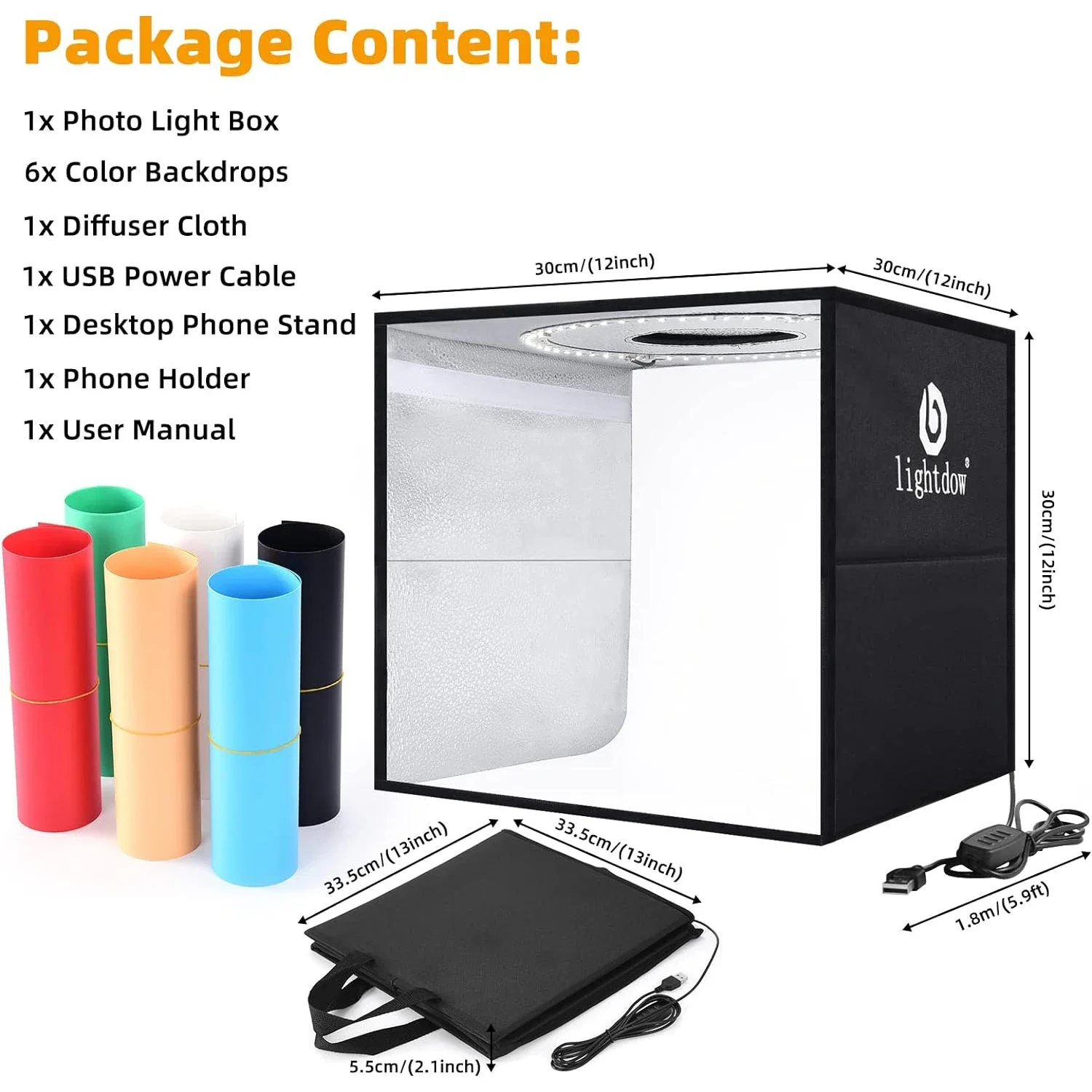 Lightdow Dimmbare Fotobox, LED – Home Cinema Led Bewertung und Preis