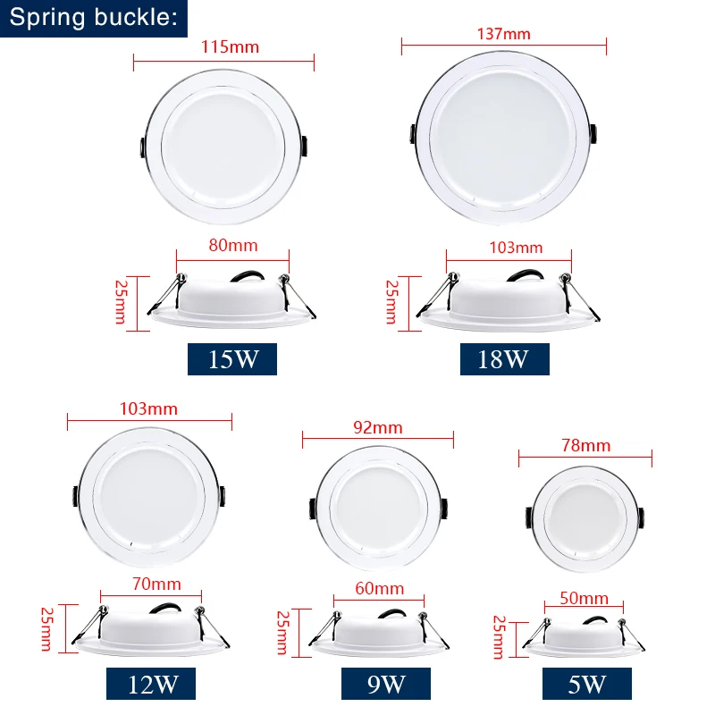 Led Downlight Einbau Runde Dec – Home Cinema Led Bewertung und Preis